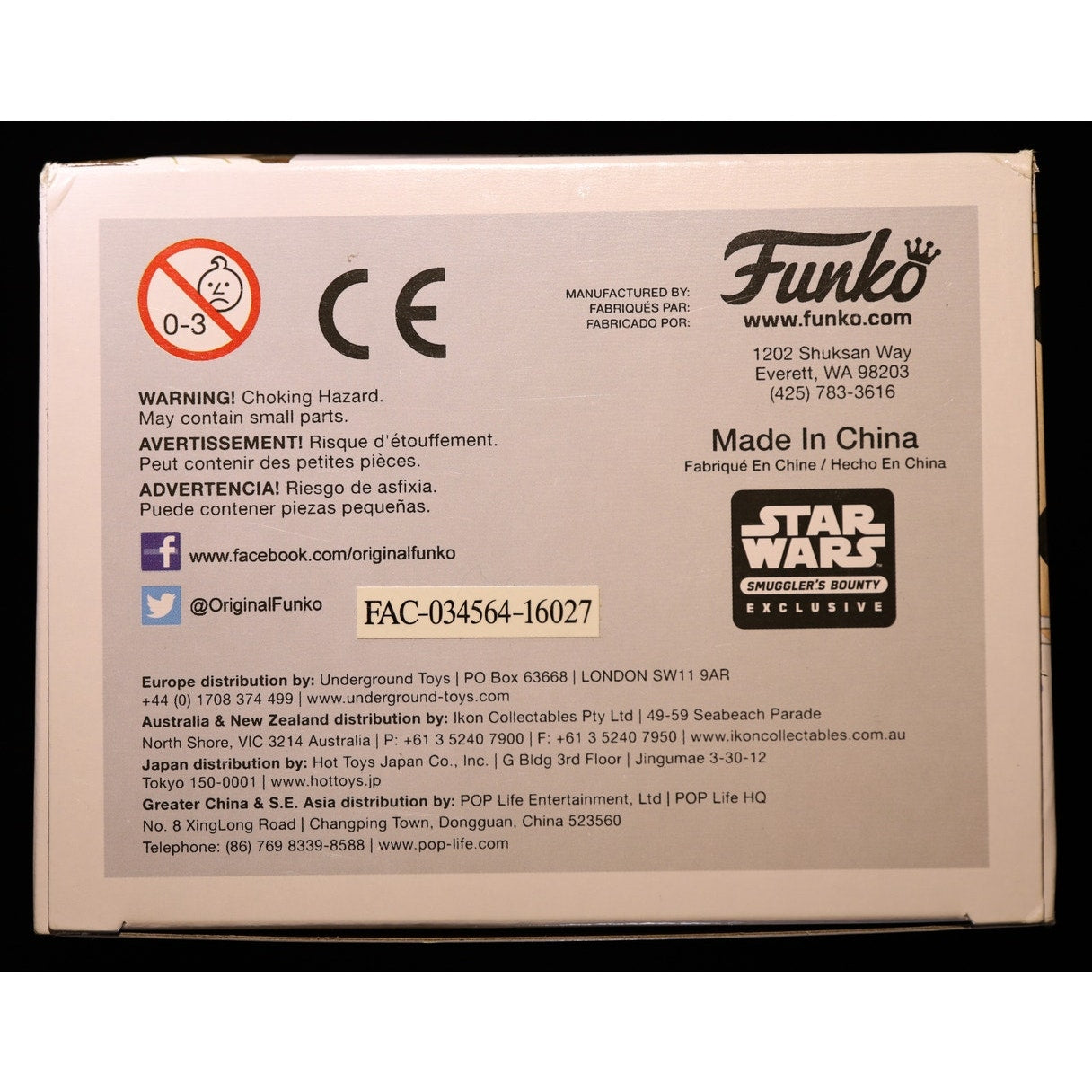 Funko Pop Star Wars Ben Kenobi #99 Smuggler's Bounty Exclusive Vinyl Figure