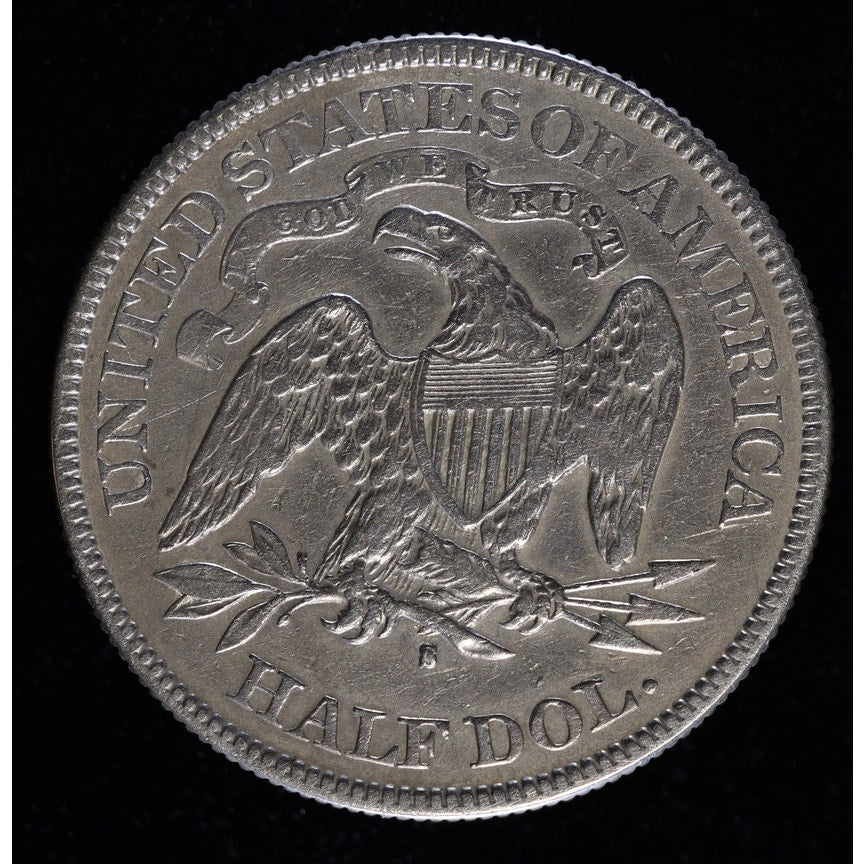 1877 Seated Liberty Half Dollar silver 50 cent coin reverse