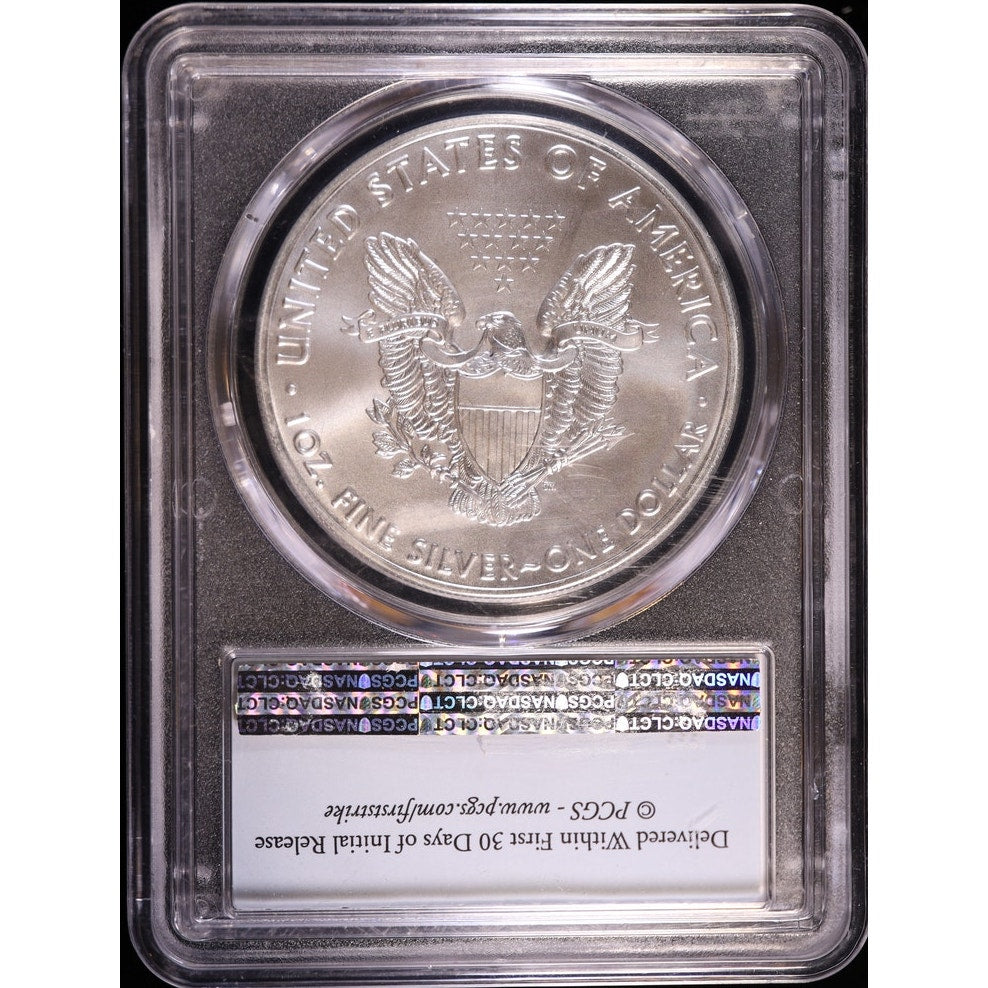 2018 American Silver Eagle PCGS MS69 First Strike 1 oz Silver Reverse