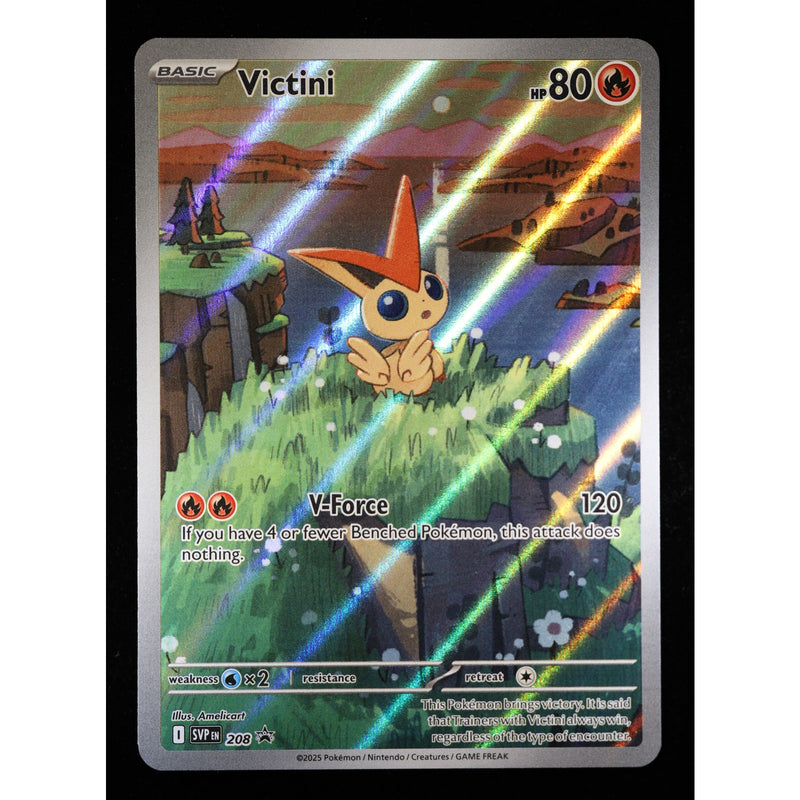 Pokémon Victini SVP 208 Black Star Promo | Scarlet & Violet Promo
