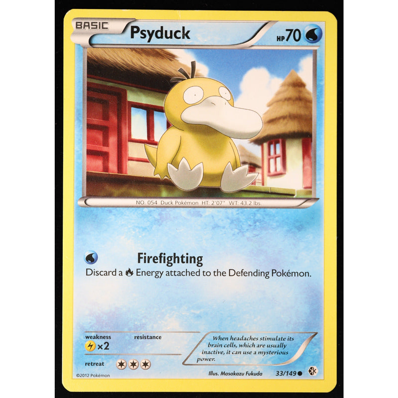 Pokemon Psyduck 33/149 Boundaries Crossed 2012 English NM