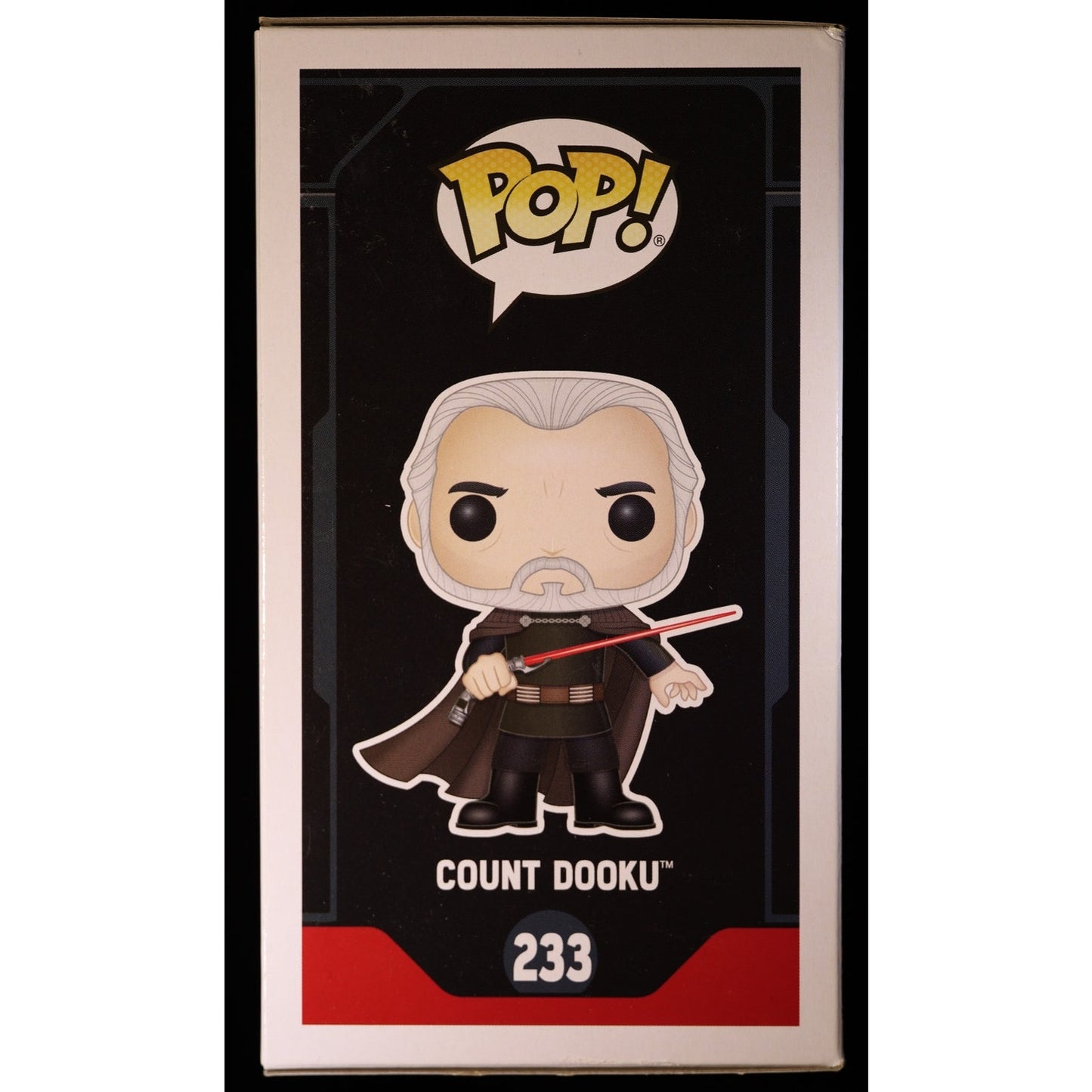 Funko Pop Star Wars Count Dooku #233 Smuggler's Bounty Exclusive Vinyl Bobble Head