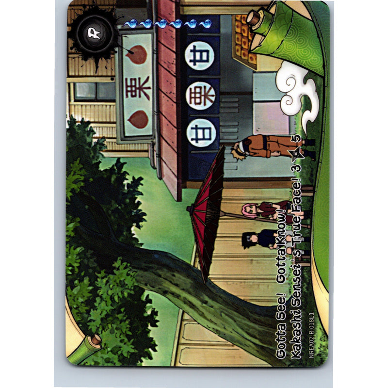 2026 Kayou Naruto Kakashi's True Face R NREA02-R-018L1 English NM