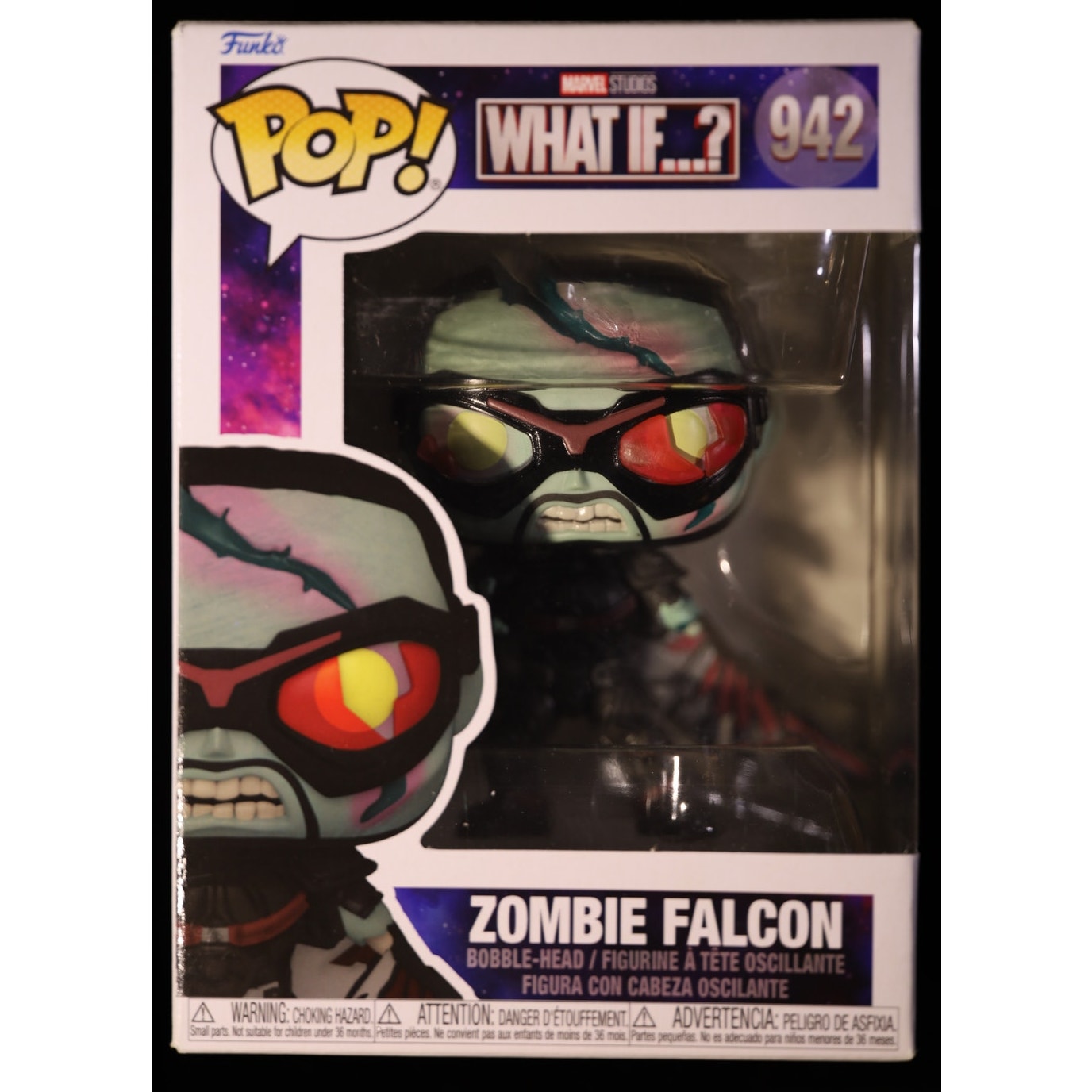 Funko Pop! Marvel What If...? Zombie Falcon #942
