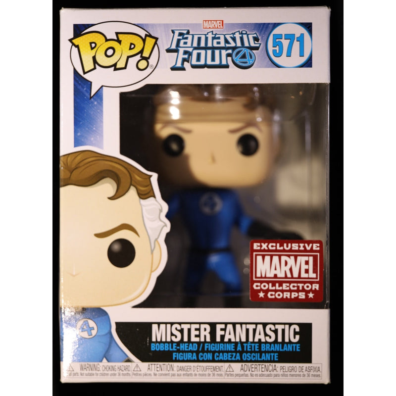 Funko Pop! Marvel Fantastic Four Mister Fantastic #571 Collector Corps Exclusive