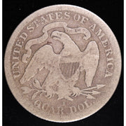 1877 Seated Liberty Quarter 90 Percent Silver Coin Reverse