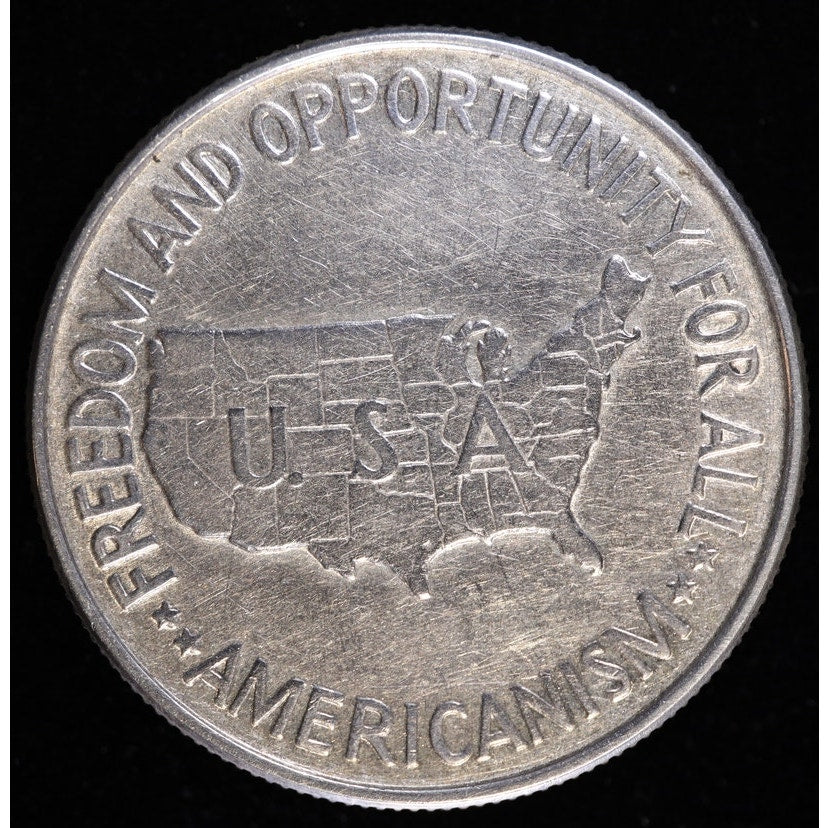 1952 Booker T Washington Carver Commemorative Half Dollar Reverse