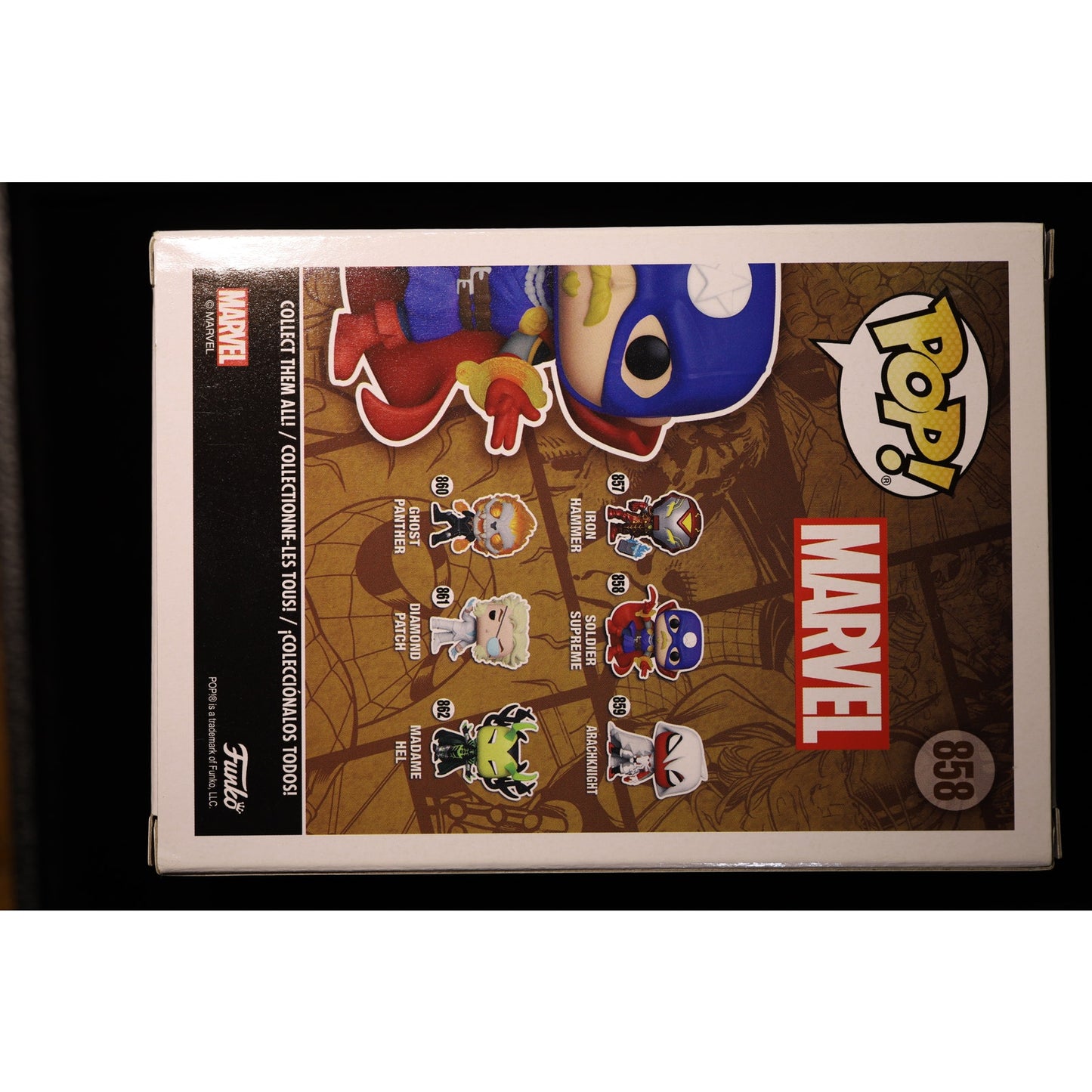 Funko Pop Marvel Infinity Warps Soldier Supreme #858 Amazon Exclusive