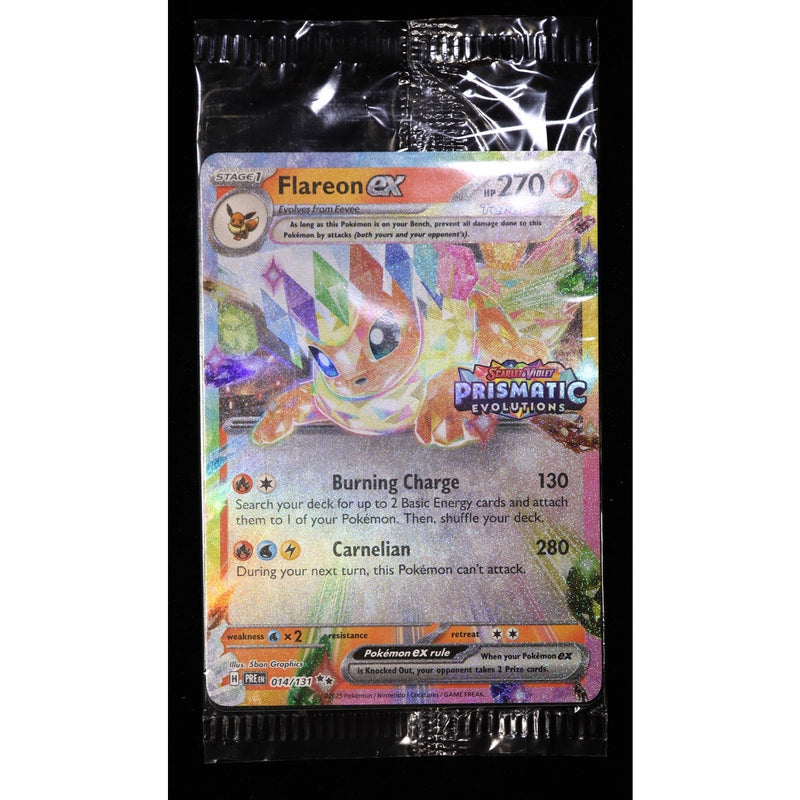 Pokemon Flareon ex 024/131 Prismatic Evolutions Factory Sealed Promo