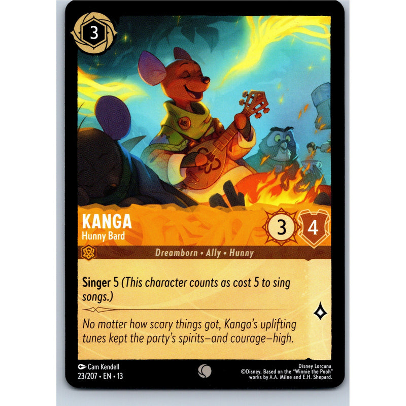 Disney Lorcana Kanga - Hunny Bard 23/207 AOTV Common Nonfoil NM
