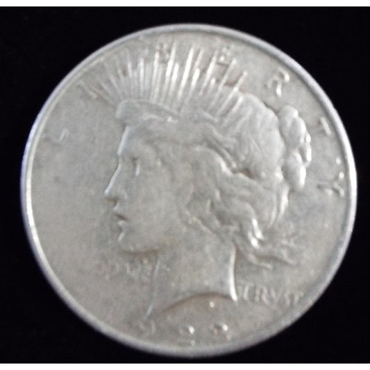 1922 Peace Dollar obverse Liberty portrait
