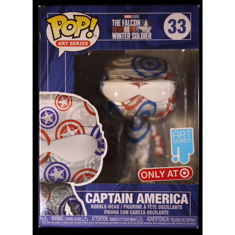 Funko Pop Art Series Captain America #33 Target Exclusive w Protector