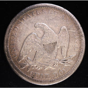 1856 Seated Liberty Quarter Silver Coin Reverse