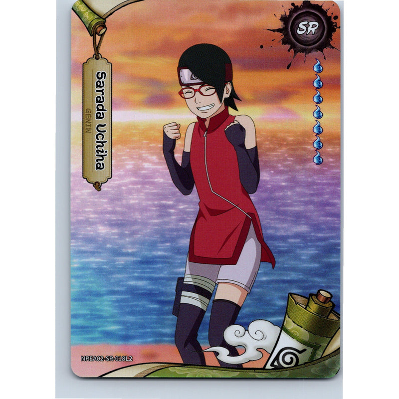 2026 Kayou Naruto Sarada Uchiha SR NREA02-SR-018L2 English NM