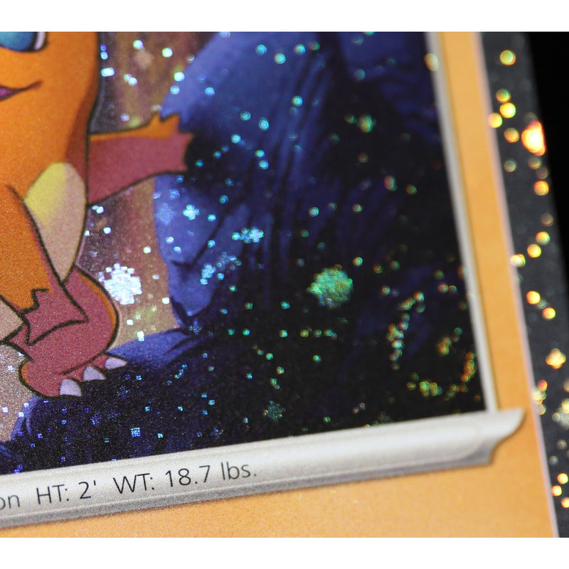 Charmander SVP 047 Double Swirl Cosmos Holo Black Star Promo
