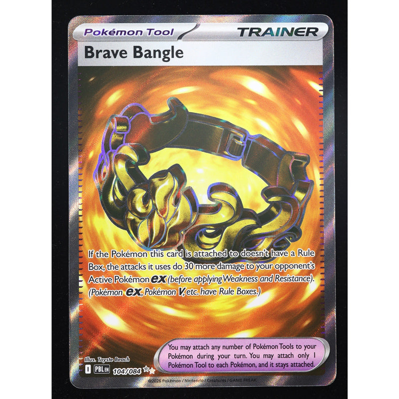 Pokemon Brave Bangle 104/084 Ultra Rare Pitch Black – Near Mint