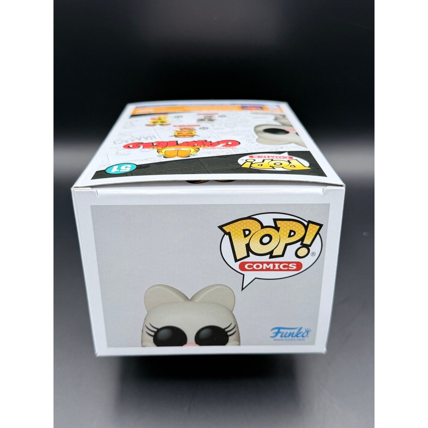 Funko Pop Nermal 51 Garfield Comics top box view