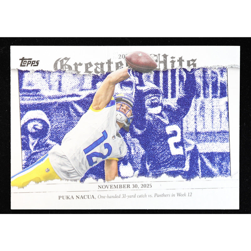 2026 Topps Flagship Puka Nacua 2025 Greatest Hits 25GH-PN — Near Mint
