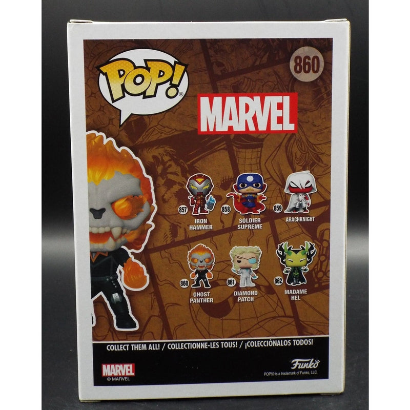 Funko Pop Ghost Panther 860 Marvel What If back view