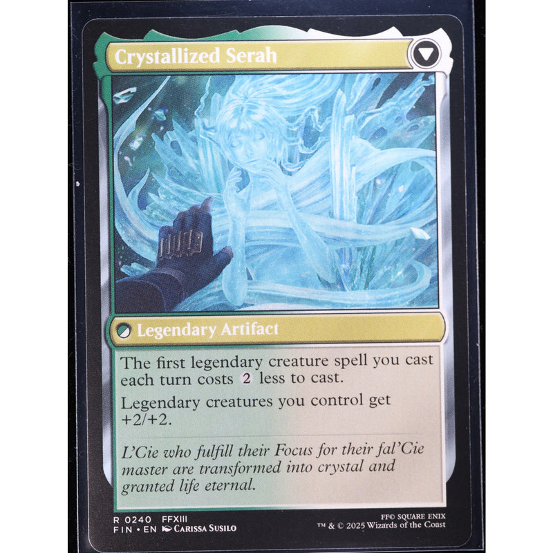 MTG Serah Farron Crystallized Serah Double Faced Final Fantasy Foil NM