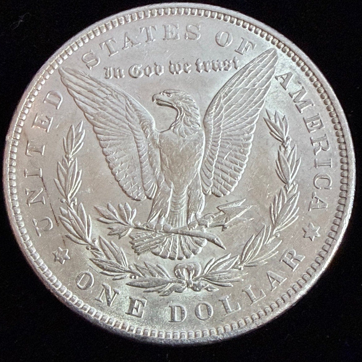 1890 Morgan Silver Dollar Reverse