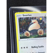 Pokemon Snorlax cosmos holo swirl detail