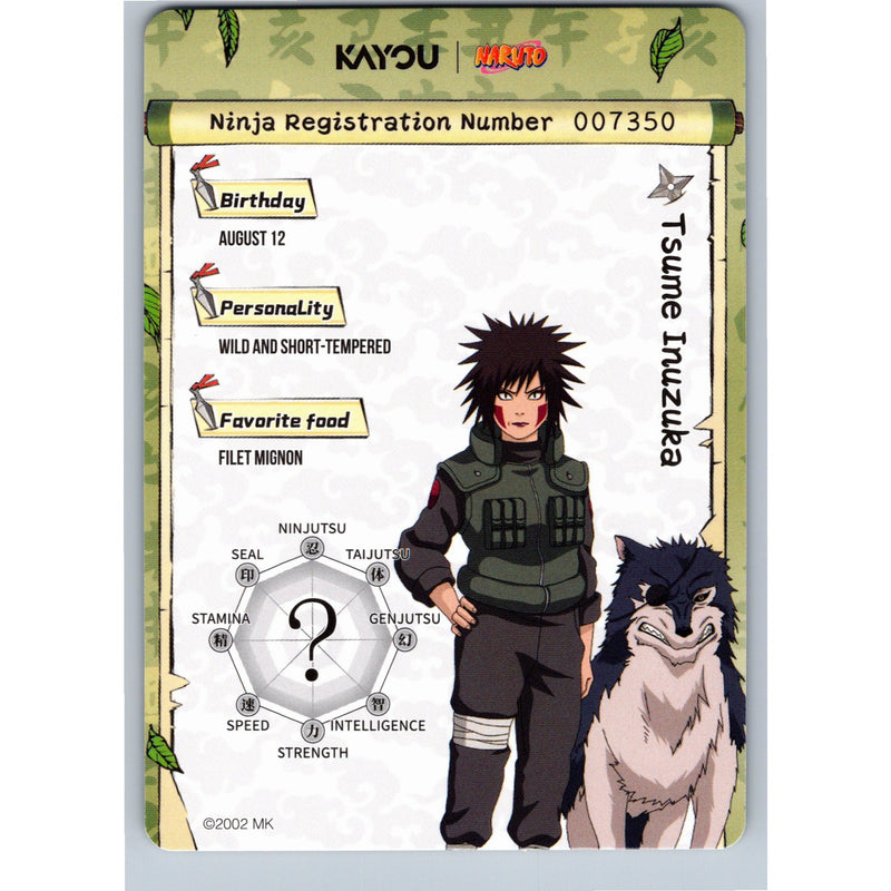 2026 Kayou Naruto Tsume Inuzuka SR NREA02-SR-012L2 English NM