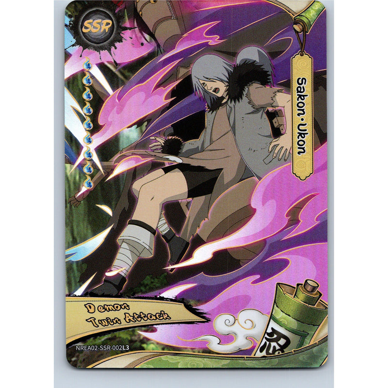 2026 Kayou Naruto Sakon/Ukon SSR NREA02-SSR-002L3 English NM