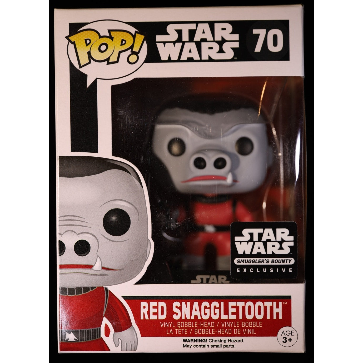 Funko Pop Star Wars Red Snaggletooth #70 Smuggler's Bounty Exclusive