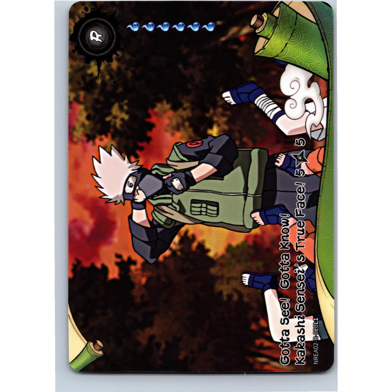 2026 Kayou Naruto Kakashi's True Face R NREA02-R-020L1 English NM