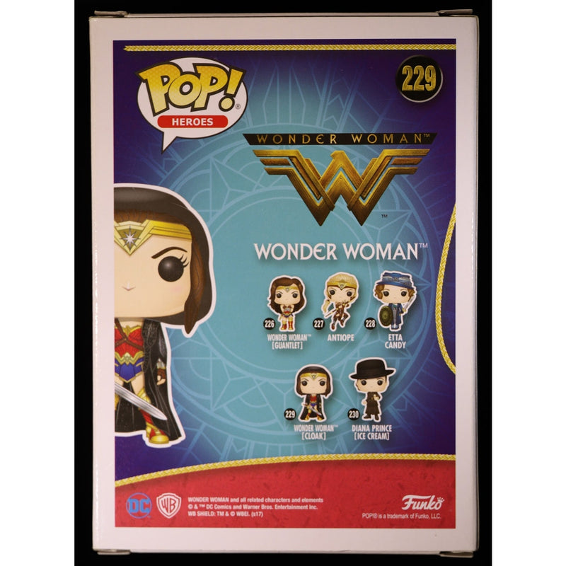 Funko Pop Wonder Woman #229 Entertainment Earth Exclusive Cloak