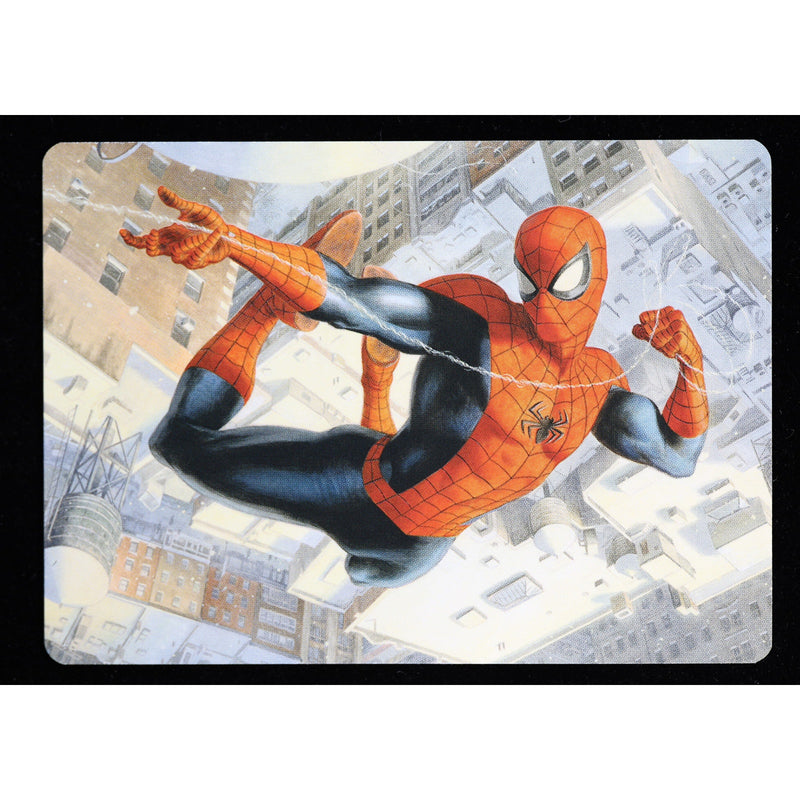 Spider-Man Peter Parker Art Card 53/54 by Paolo Rivera from MTG Marvel's Spider-Man, front view.
