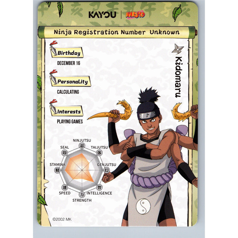 2026 Kayou Naruto Kidomaru SR NREA02-SR-003L2 English NM