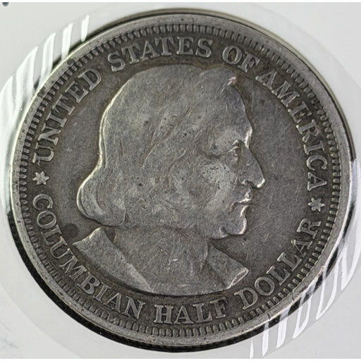 1893 Columbian Exposition Half Dollar obverse Columbus portrait