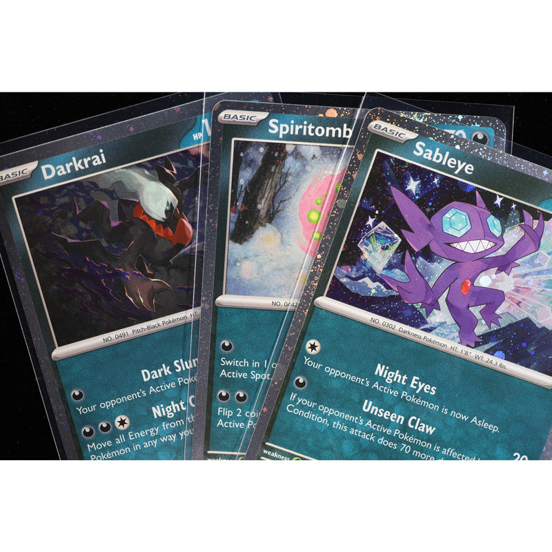 Pokemon Darkrai Sableye Spiritomb Cosmos Holo Promo Set of 3