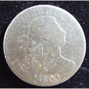 1803 Draped Bust Large Cent obverse early U.S. copper coin