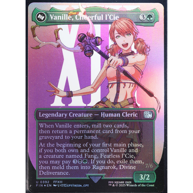 MTG Vanille Cheerful l'Cie Ragnarok Double Faced Final Fantasy Foil NM