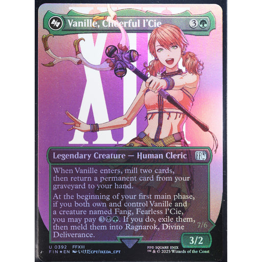 MTG Vanille Cheerful l'Cie Ragnarok Double Faced Final Fantasy Foil NM — front