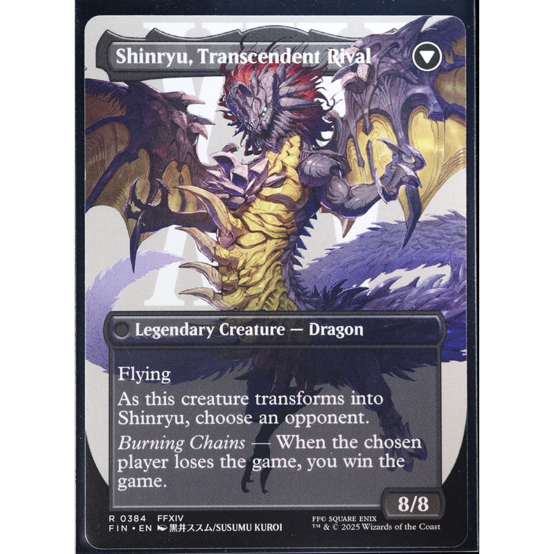 MTG Zenos yae Galvus Shinryu Double Faced Final Fantasy Foil NM