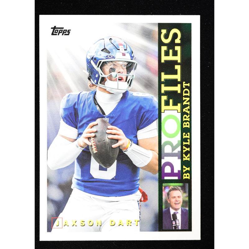 2026 Topps Flagship Jaxson Dart RC Topps Profiles TP-24 — Near Mint