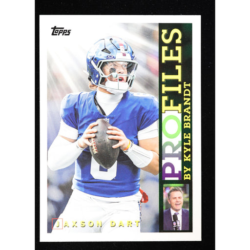 2026 Topps Flagship Jaxson Dart RC Topps Profiles TP-24 — front