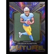 2025 Panini Select Future Omarion Hampton RC #13 Football Card front