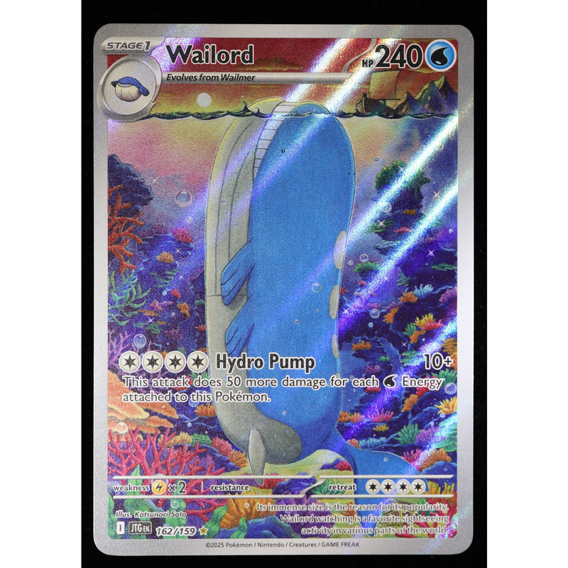 Pokémon Wailord 162/159 Illustration Rare | Journey Together