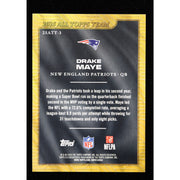 2026 Topps Flagship Drake Maye 2025 All Topps Team 25ATT-3 Football back
