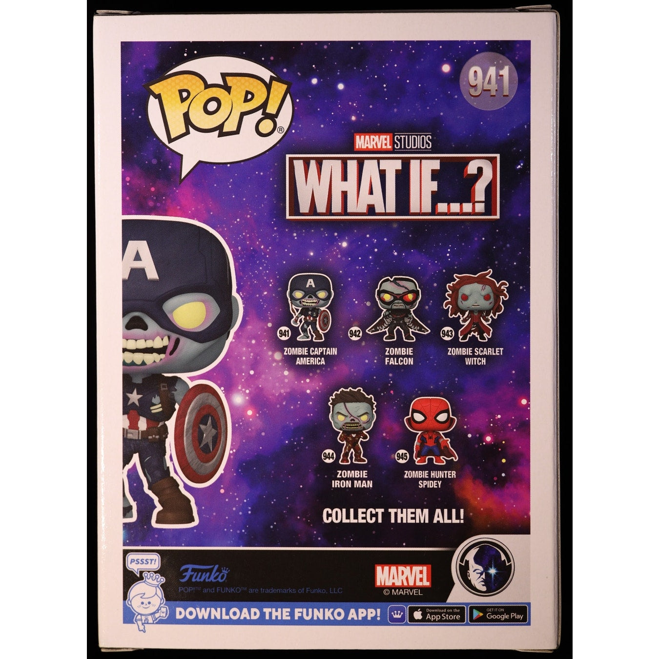 Funko Pop! Marvel What If...? Zombie Captain America #941
