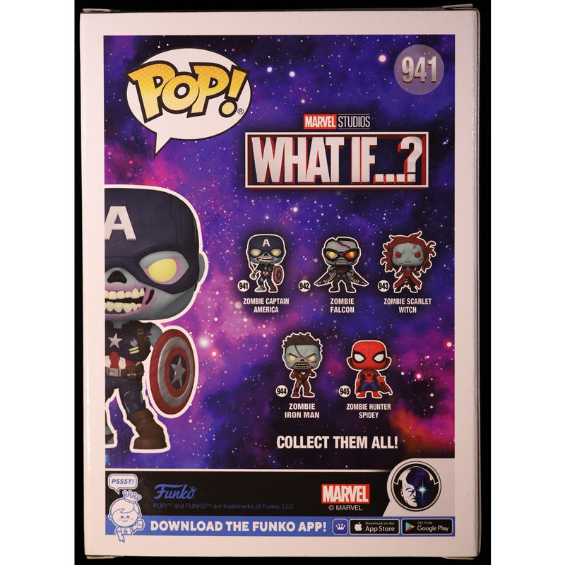 Funko Pop! Marvel What If...? Zombie Captain America #941