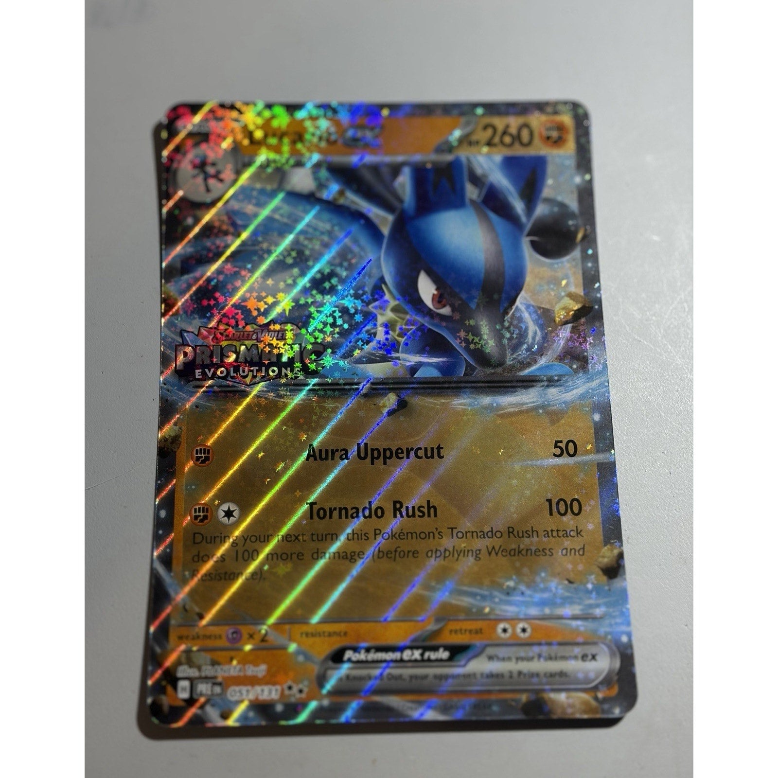 Pokemon Lucario ex 051 131 jumbo oversized card