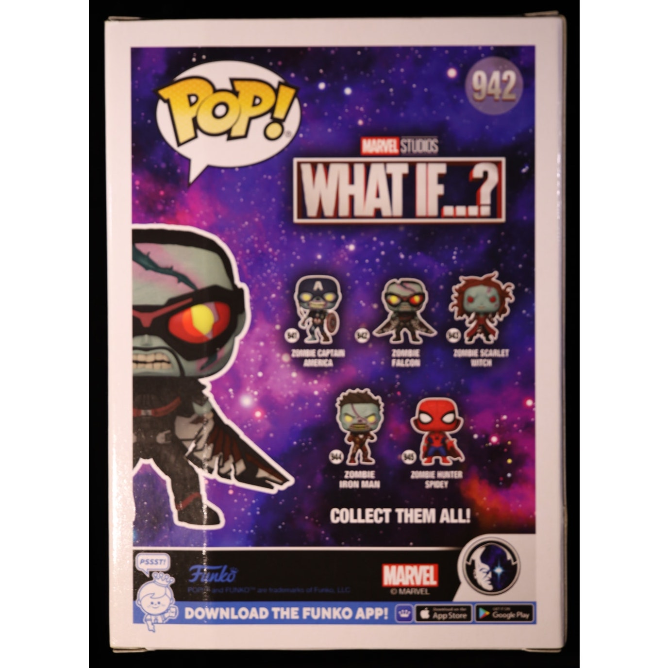 Funko Pop! Marvel What If...? Zombie Falcon #942