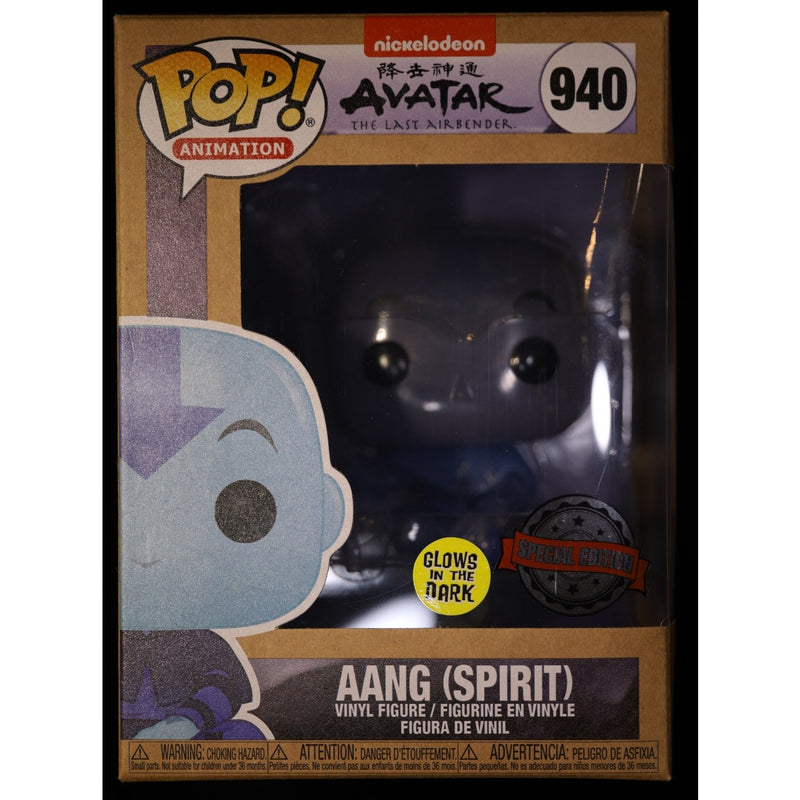 Funko Pop! Animation Aang Spirit #940 Glow In The Dark Special Edition