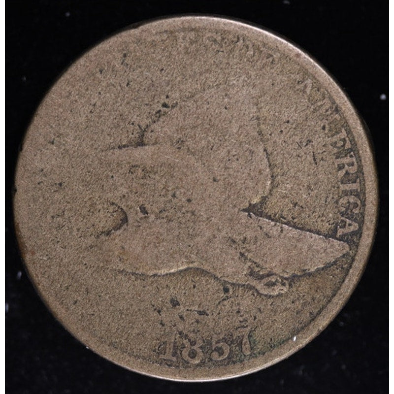 1857 Flying Eagle Cent Small Letters AG Details Type Coin